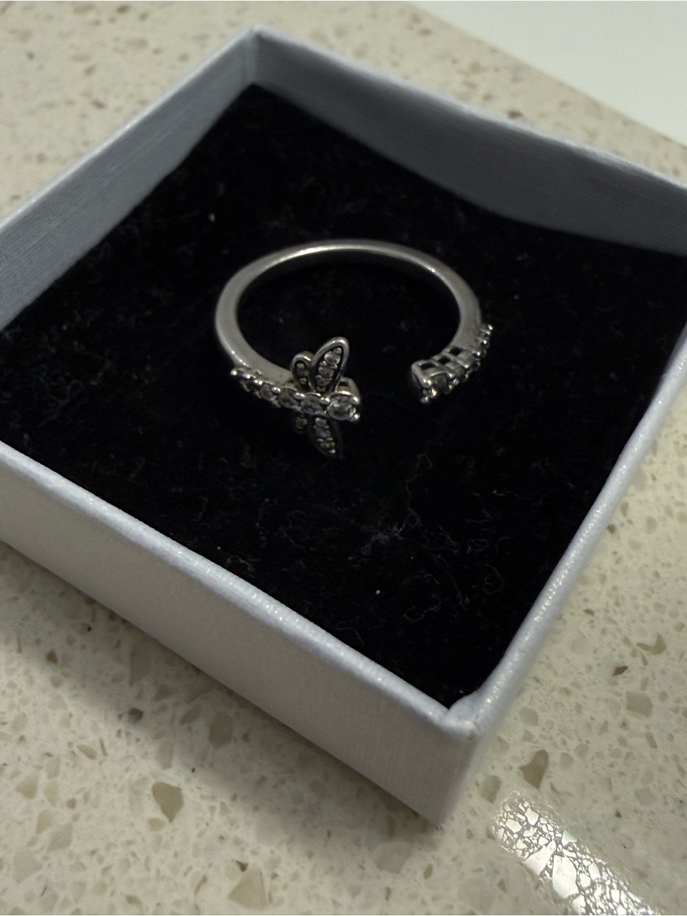 PANDORA DRAGONFLY SIZE 5 RING - Picture 2 of 4
